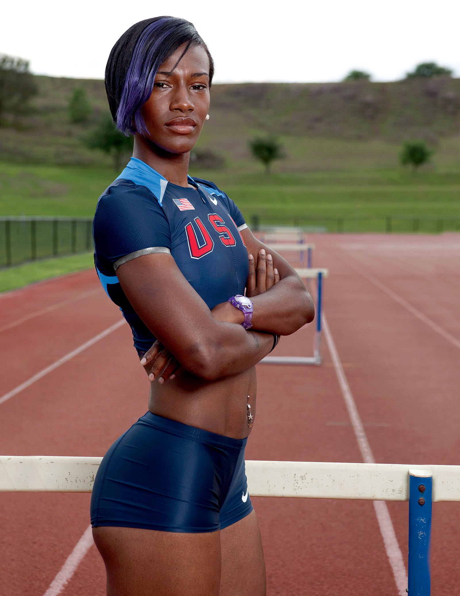 A student-athlete ready for practice